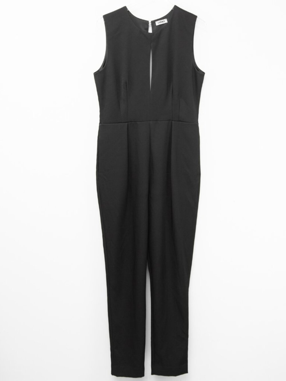 L'agence Jumpsuit Keyhole Neck & Back Sleeveless Crewneck Black Size 10
